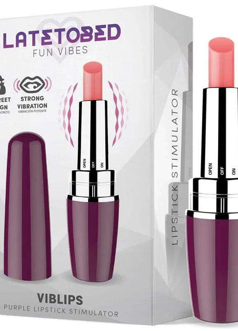 Viblips Lipstick Stimulator in vibrant purple shade
