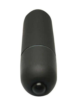 Vibrating Bullet 10 Speeds Black, a compact matte black bullet with a rounded tip and visible seam