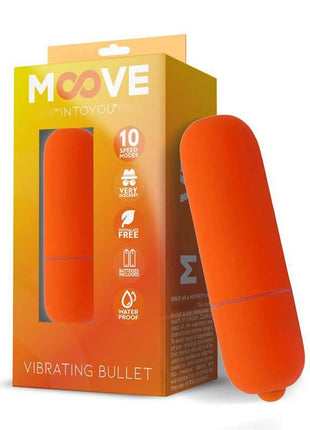 Vibrating Bullet 10 Speeds Orange