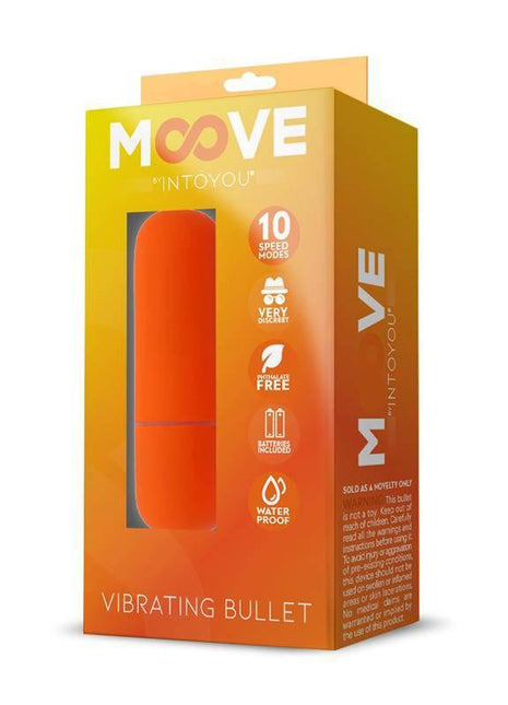 Vibrating Bullet 10 Speeds Orange