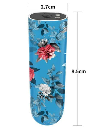 Compact body-safe silicone vibrating bullet Daphne with multiple vibration settings