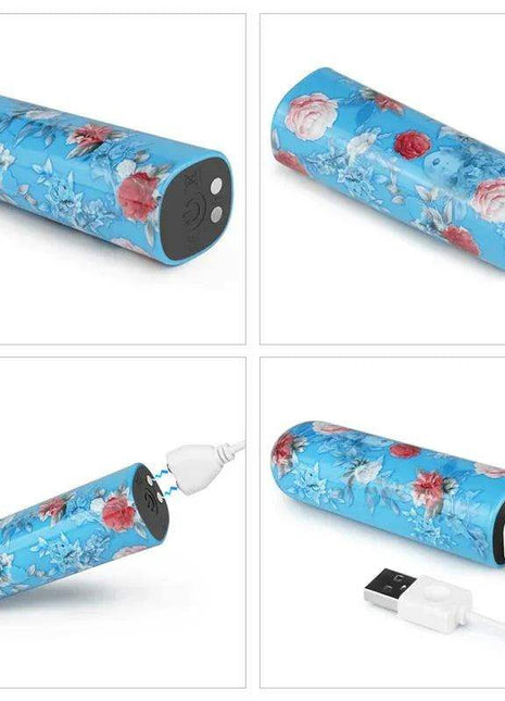 Compact silicone vibrating bullet Daphne with multiple settings