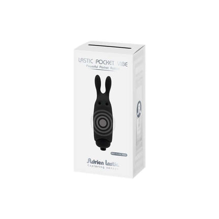 Vibrating Bullet Lastic Pocket Black
