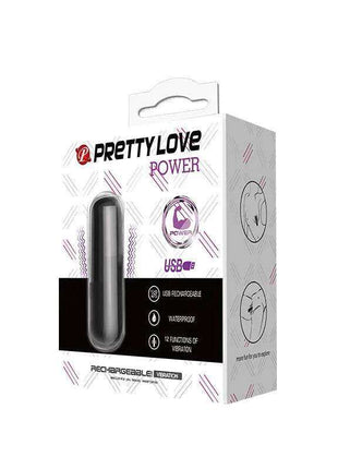 Vibrating Bullet Power compact silicone vibrator 6x1.8 cm