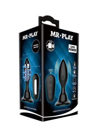 Vibrating butt plug with ergonomic design and multiple vibration settings