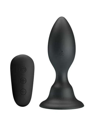 Ergonomic vibrating butt plug with multiple settings and waterproof design