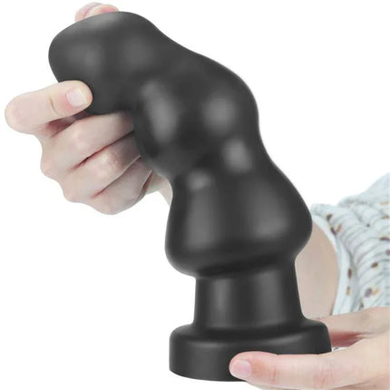 Vibrating Butt Plug King Sized 7.8 Black