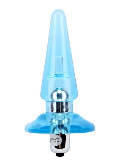 Vibrating Butt Plug Nicoles 12.5 x 3.2 cm Azul