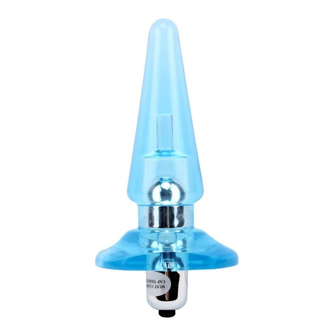 Vibrating Butt Plug Nicoles 12.5 x 3.2 cm Azul