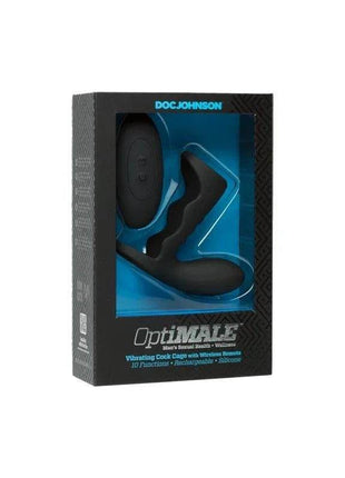 Black vibrating cock cage with wireless remote for enhanced pleasure and comfort