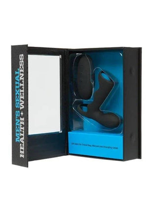 Black vibrating cock cage with wireless remote for enhanced pleasure and control