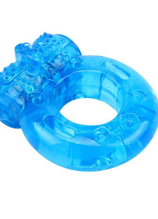 Vibrating Cock Ring 1.8 cm Blue