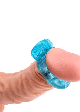 Vibrating Cock Ring 1.8 cm Blue