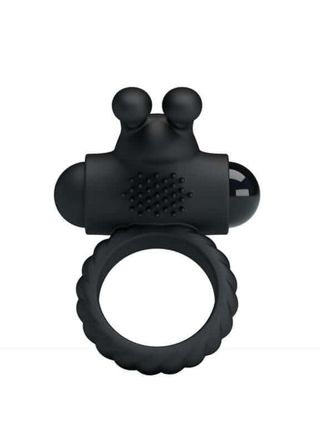 Vibrating Cock Ring Eudora Black