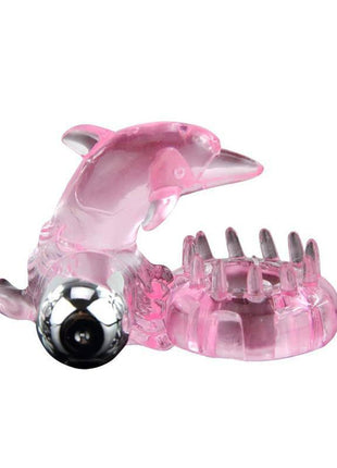 Vibrating Cock Ring Love Dolphig Ring Pink