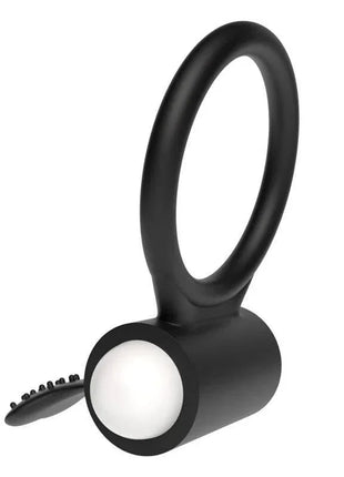 Vibrating Cockring Power Clit Black