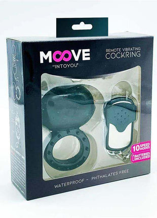 Black vibrating cockring with remote control for enhanced pleasure