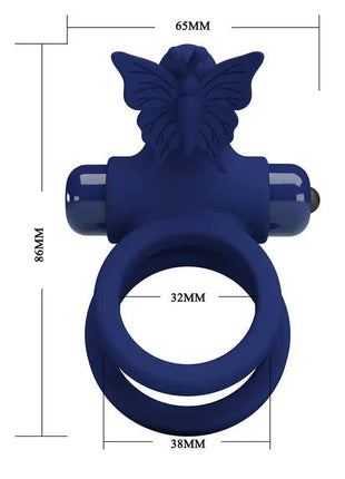Vibrating Double Penis Ring