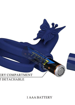 Vibrating Double Penis Ring