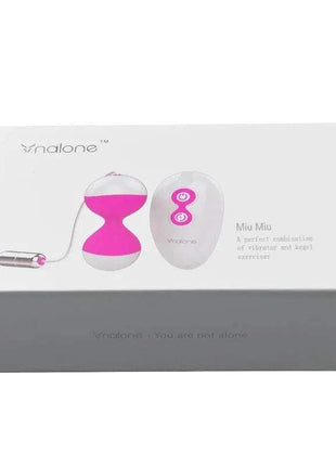 Vibrating egg and kegel balls in fuchsia for pelvic floor strengthening and pleasure