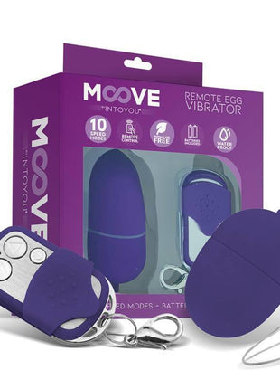Vibrating Egg with Remote Control Mini Purple