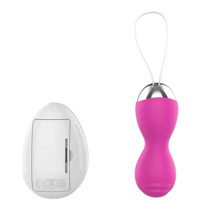 Vibrating Egg with Remote Control Pink