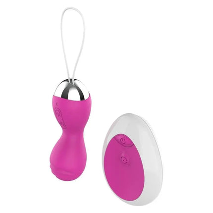 Vibrating Egg with Remote Control Pink
