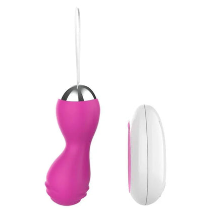 Vibrating Egg with Remote Control Pink