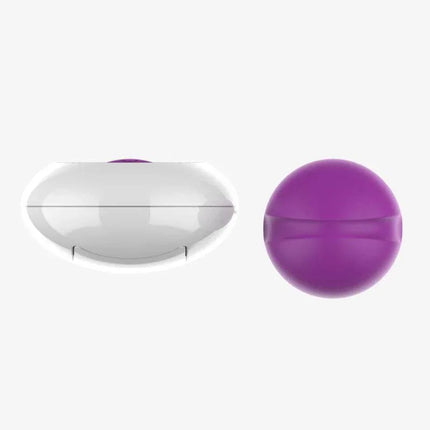 Vibrating Egg with Remote Control USB Purple