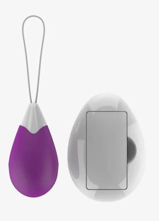 Vibrating Egg with Remote Control USB Purple
