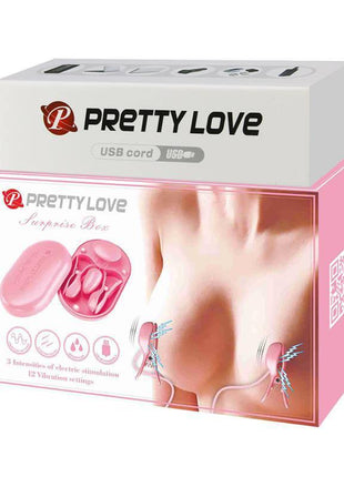 Vibrating Egg with Shock Nipple Clamps Kit