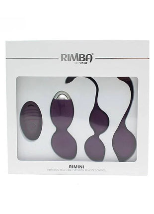 Vibrating Kegel Ball Set Remote Control Rimini Purple