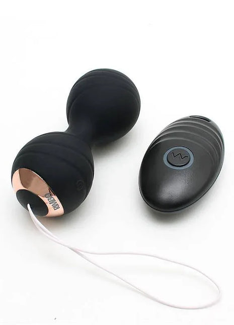Vibrating Kegel Balls with Remote Control Cannes Black