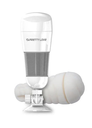 Vibrating Masturbator Hedy White Vagina