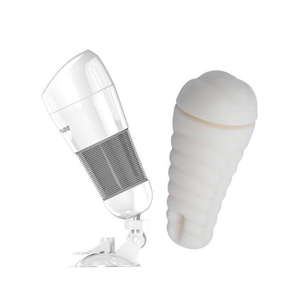 Vibrating Masturbator Hedy White Vagina