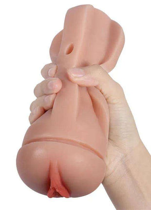 Compact vibrating USB masturbator tiny man device