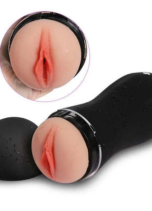 Compact vibrating USB masturbator tiny man for discreet pleasure