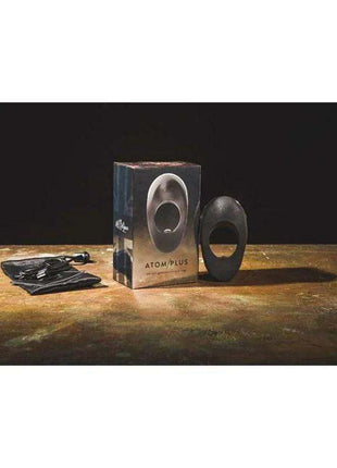 Atom Plus vibrating black penis ring and perianal stimulator