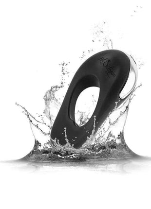 Atom Plus vibrating penis ring and perianal stimulator in black