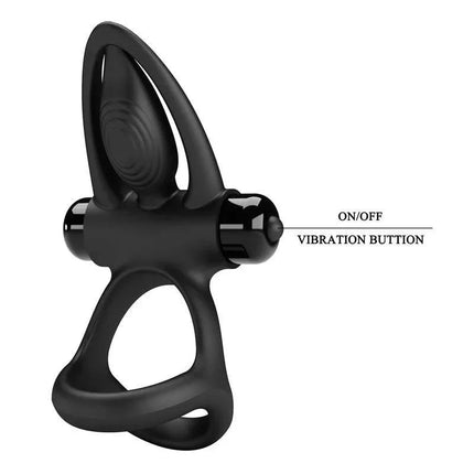 Vibrating Penis Ring for Couples with Stimulation
