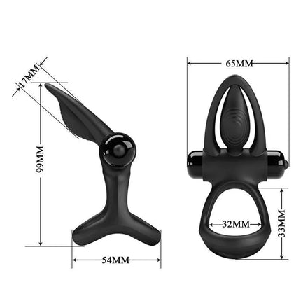 Vibrating Penis Ring for Couples with Stimulation