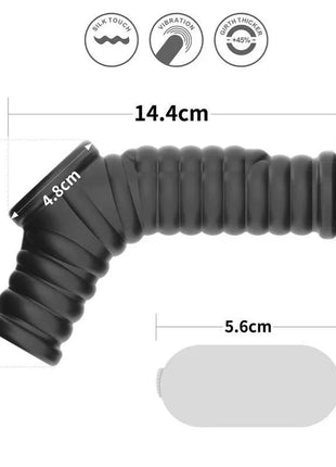 Vibrating Ring for Penis and Scrotum Wave Knights