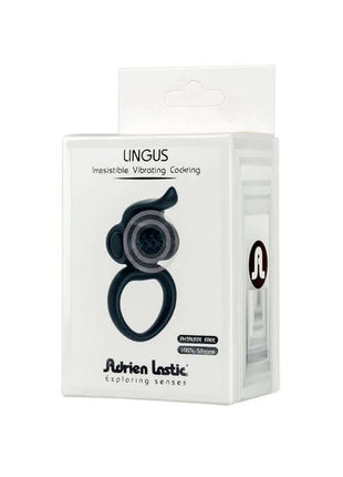 Vibrating Ring Lingus silicone cock ring with dual external stimulators for couples' synchronized pleasure