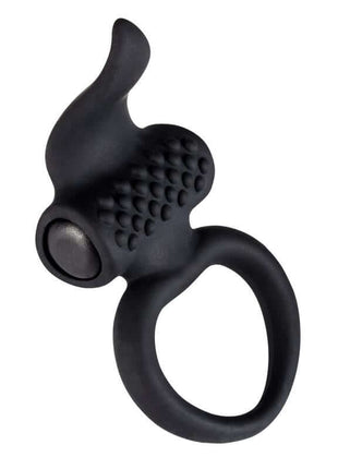 Vibrating Ring Lingus silicone cock ring with dual stimulators for couples pleasure