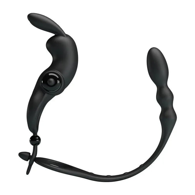 Vibrating Ring with Butt Plug