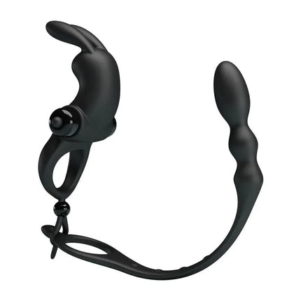 Vibrating Ring with Butt Plug