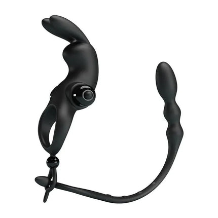 Vibrating Ring with Butt Plug