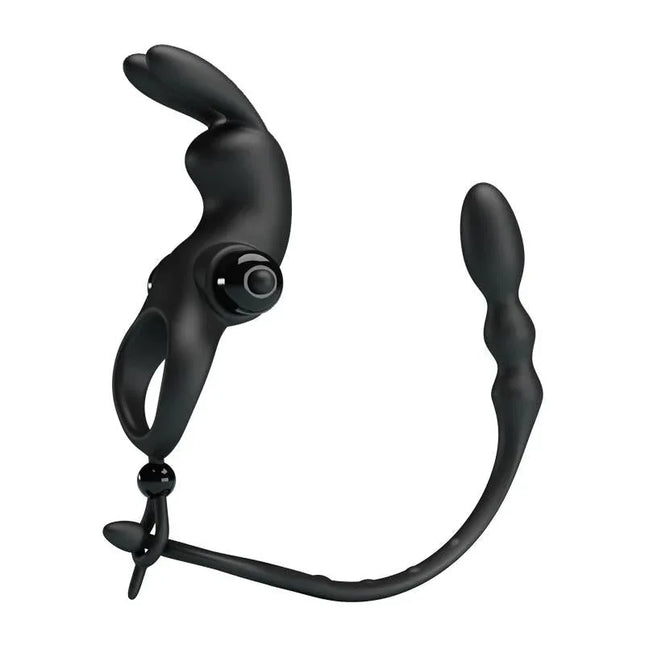 Vibrating Ring with Butt Plug