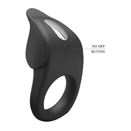 Vibrating Silicone Cock Ring with 10 Functions