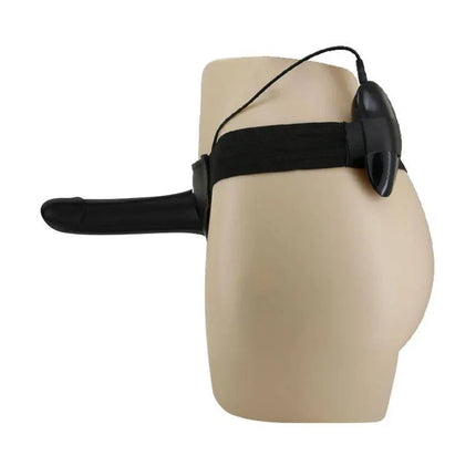 Vibrating Strap On with Hollow Dildo Vito